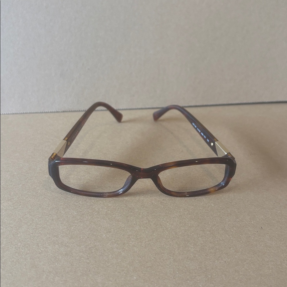 Authentic Prada Tortoise Shell Rectangular Glasse… - image 2